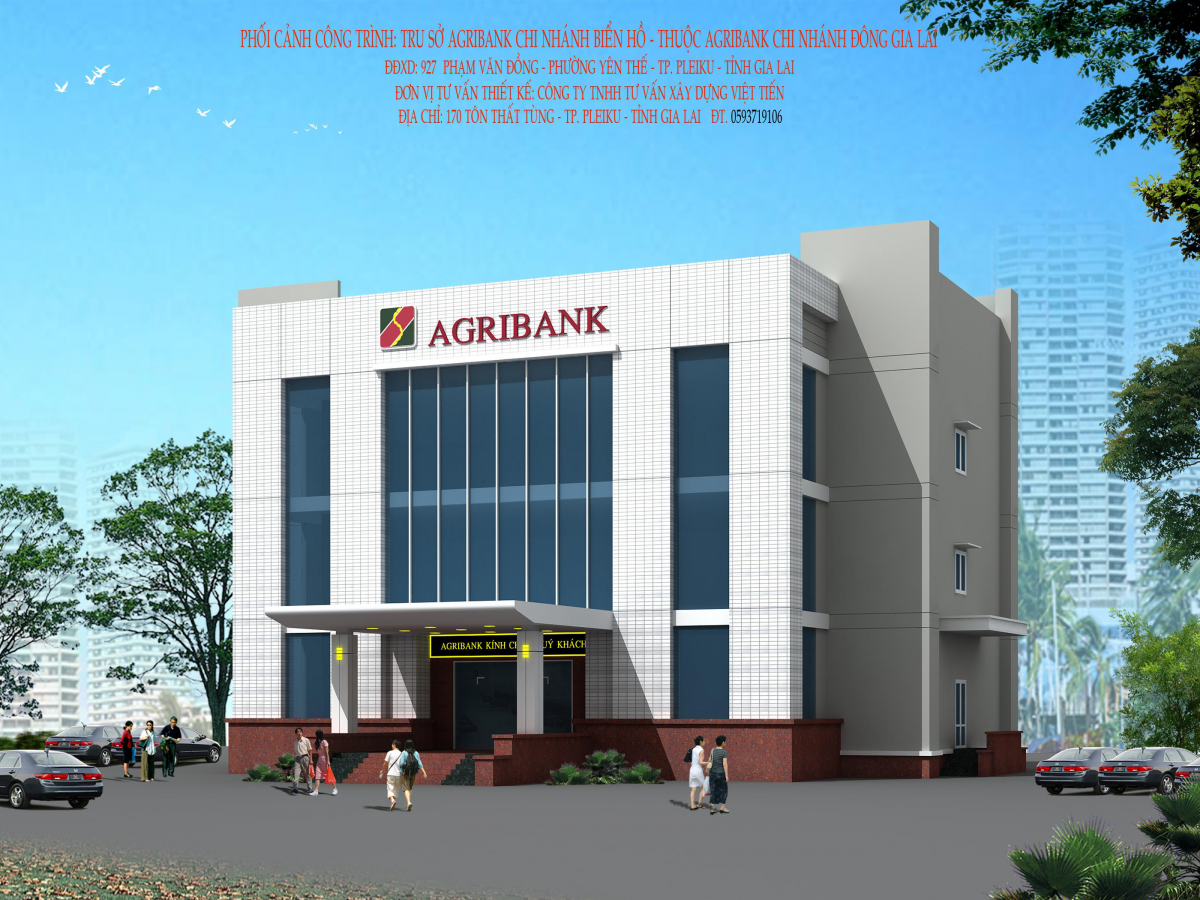 Ngân Hàng Agribank Chi nhánh Biển Hồ, Thành phố Pleiku, Gia Lai