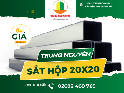 Báo giá sắt hộp 12x12 - Vật liệu xây dựng Trung Nguyên 