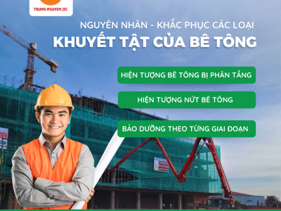 Bảo dưỡng Bê tông - Tìm hiểu các khuyết tật của Bê tông