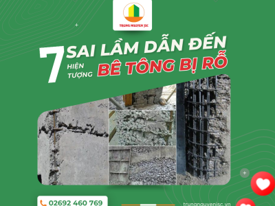 7 Nguyên Nhân Dẫn Đến Hiện Tượng Bê Tông Bị Rỗ