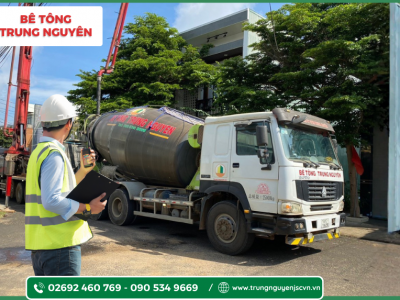 Trung Nguyên Chuẩn Bị & Đổ Bê Tông Tươi Đúng Quy Trình