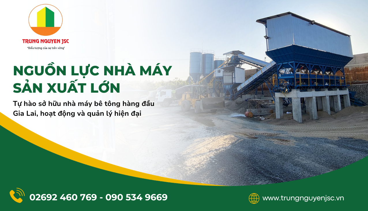 5 Lý do vì sao nên chọn Bê tông Trung Nguyên
