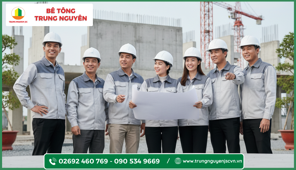 Bê Tông Cho Công Trình Cầu Đường Gia Lai - Chọn Trung Nguyên 