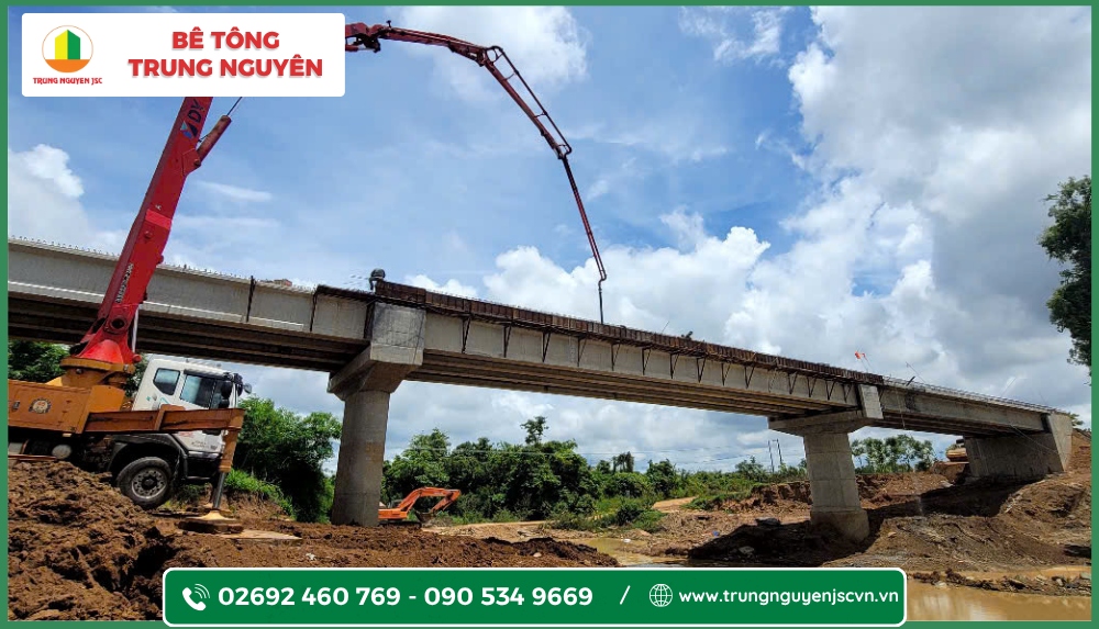 Bê Tông Cho Công Trình Cầu Đường Gia Lai - Chọn Trung Nguyên 