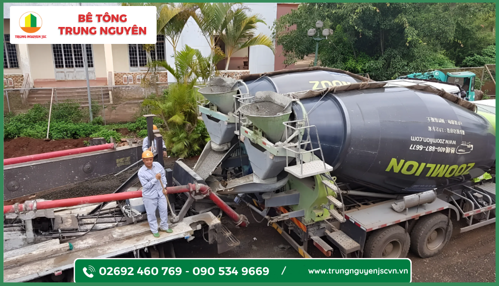 Cung cấp Bê Tông Thương Phẩm Chư Prông Gia Lai 