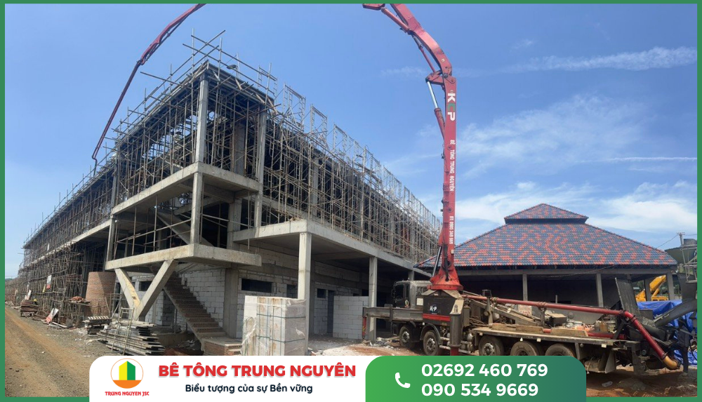 Đặt Bê Tông Thương Phẩm Mang Yang Gia Lai 