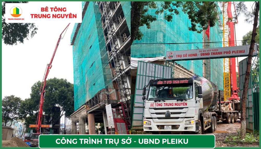 Bê Tông Thương Phẩm Pleiku - Bê tông Trung Nguyên 