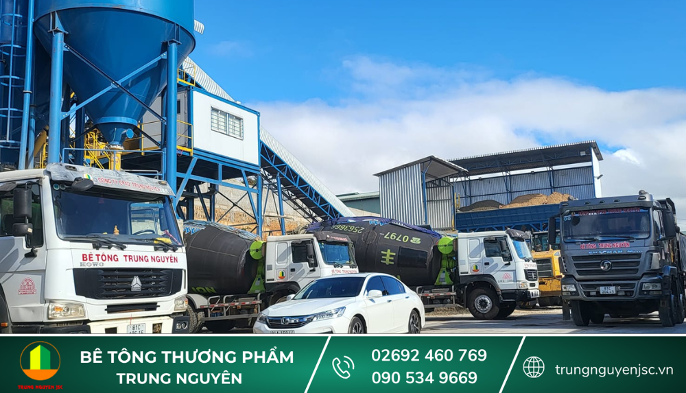 Bê tông thương phẩm được tạo ra như thế nào - Trung Nguyên