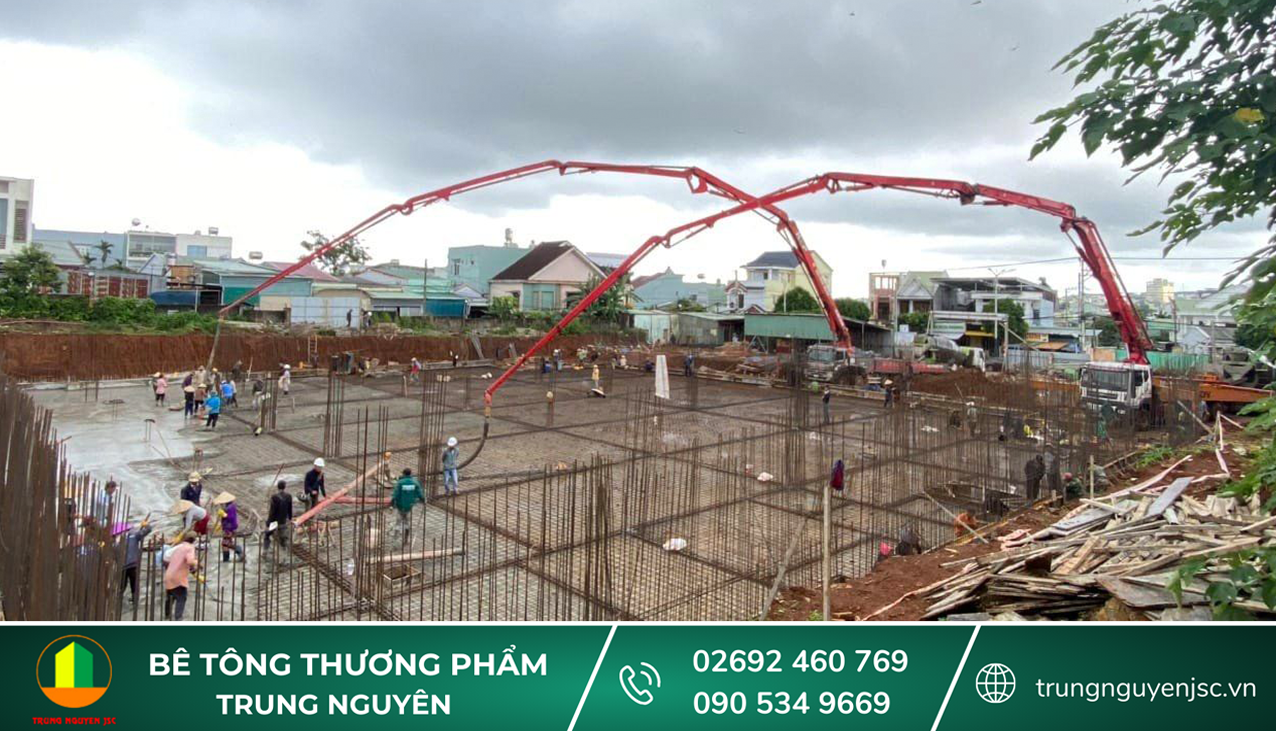 Bê Tông Thương Phẩm  Trung Nguyên  Hàng Đầu Gia Lai 