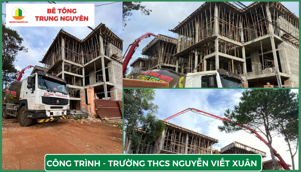 Bê Tông Trung Nguyên Đồng Hành Cùng Các Công Trình Trường Học Gia Lai