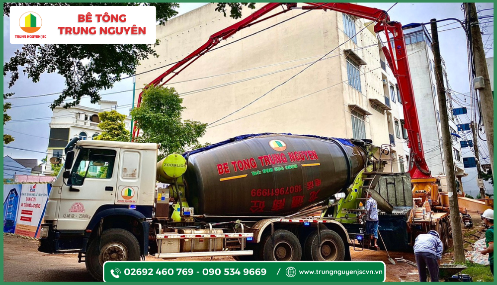 Chi phí đổ bê tông thương phẩm - Trung Nguyên