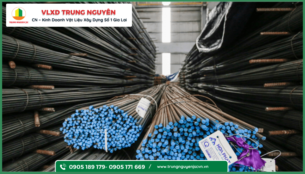 Đại lý phân phối sắt thép xây dựng Hòa Phát tại Gia Lai – Tổng Kho Cấp 1 Trung Nguyên