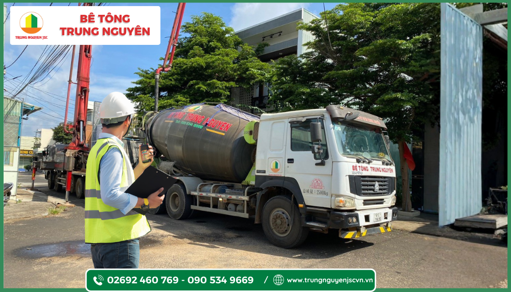 Trung Nguyên Chuẩn Bị & Đổ Bê Tông Tươi Đúng Quy Trình