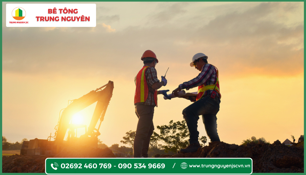 Ép Cọc Bê Tông Nhà Dân Dụng - Bê tông Trung Nguyên 
