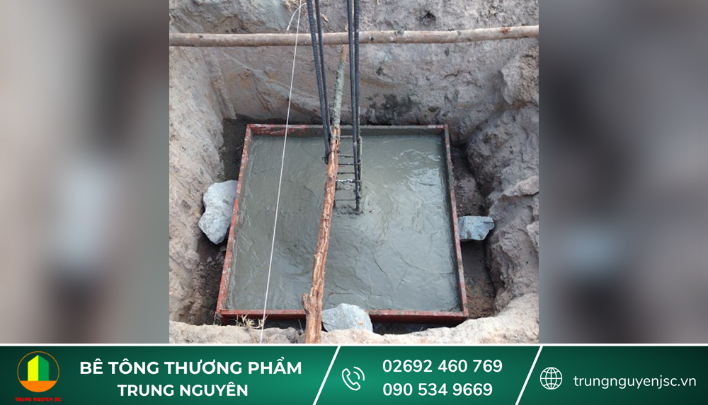 Khối lượng bê tông cho móng đơn, cách tính như thế nào? 