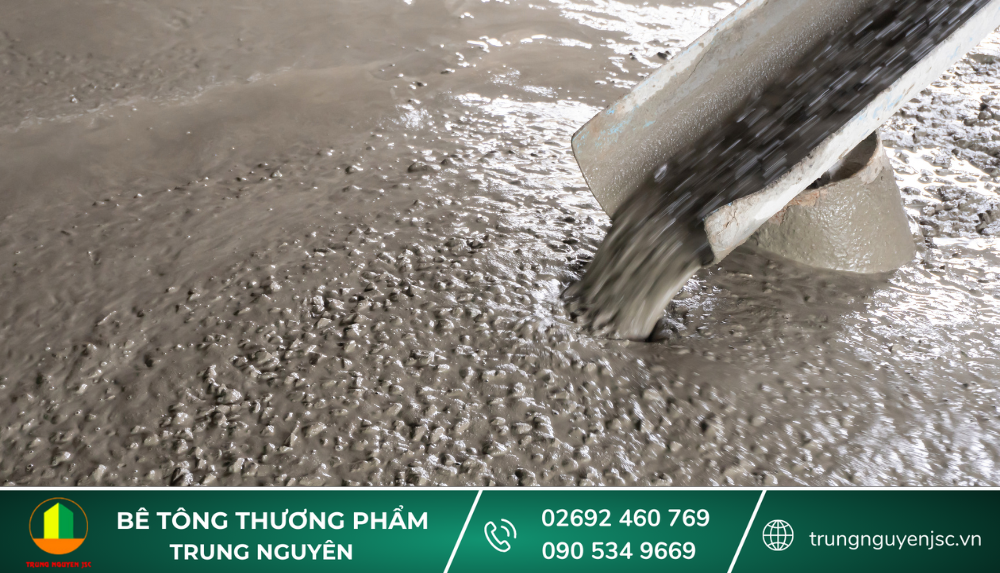 Nước và cốt liệu trong bê tông - Bê tông Trung Nguyên 