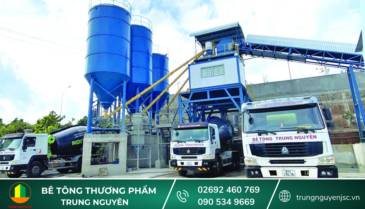 Quy trình sản xuất bê tông thương phẩm - Trung Nguyên