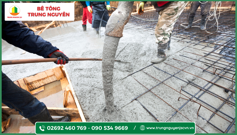 Sản xuất Bê Tông Tươi- Bê tông Trung Nguyên