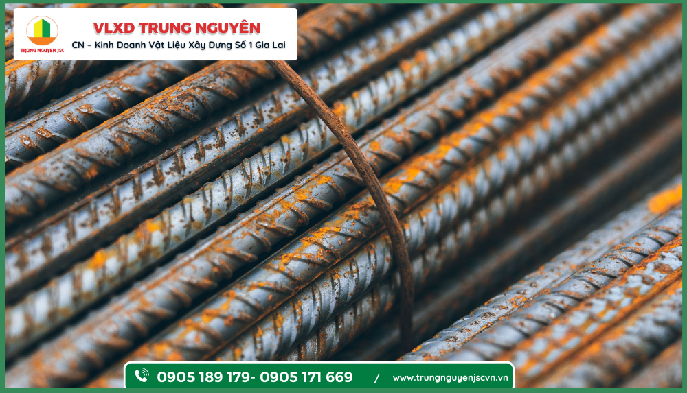 Sắt thép bị rỉ sét – VLXD Trung Nguyên 