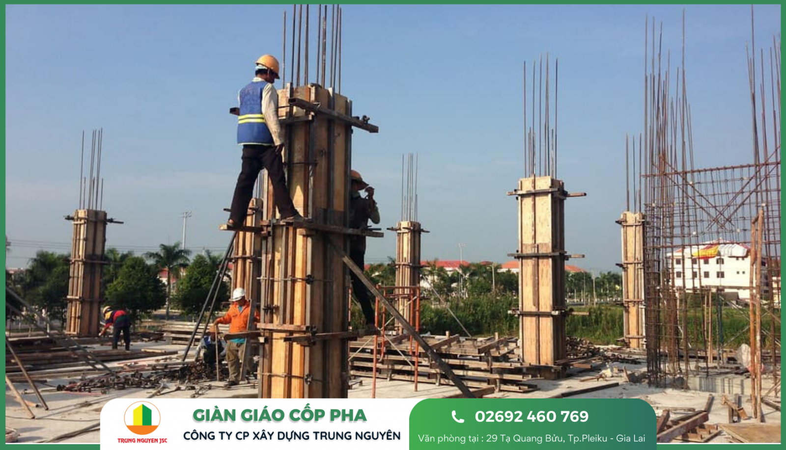 Giàn giáo cốp pha Trung Nguyên Gia Lai 