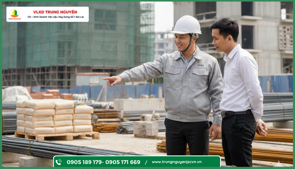 Vật Liệu Xây Dựng Tại Gia Lai — Thép, Xi Măng, Bê Tông 