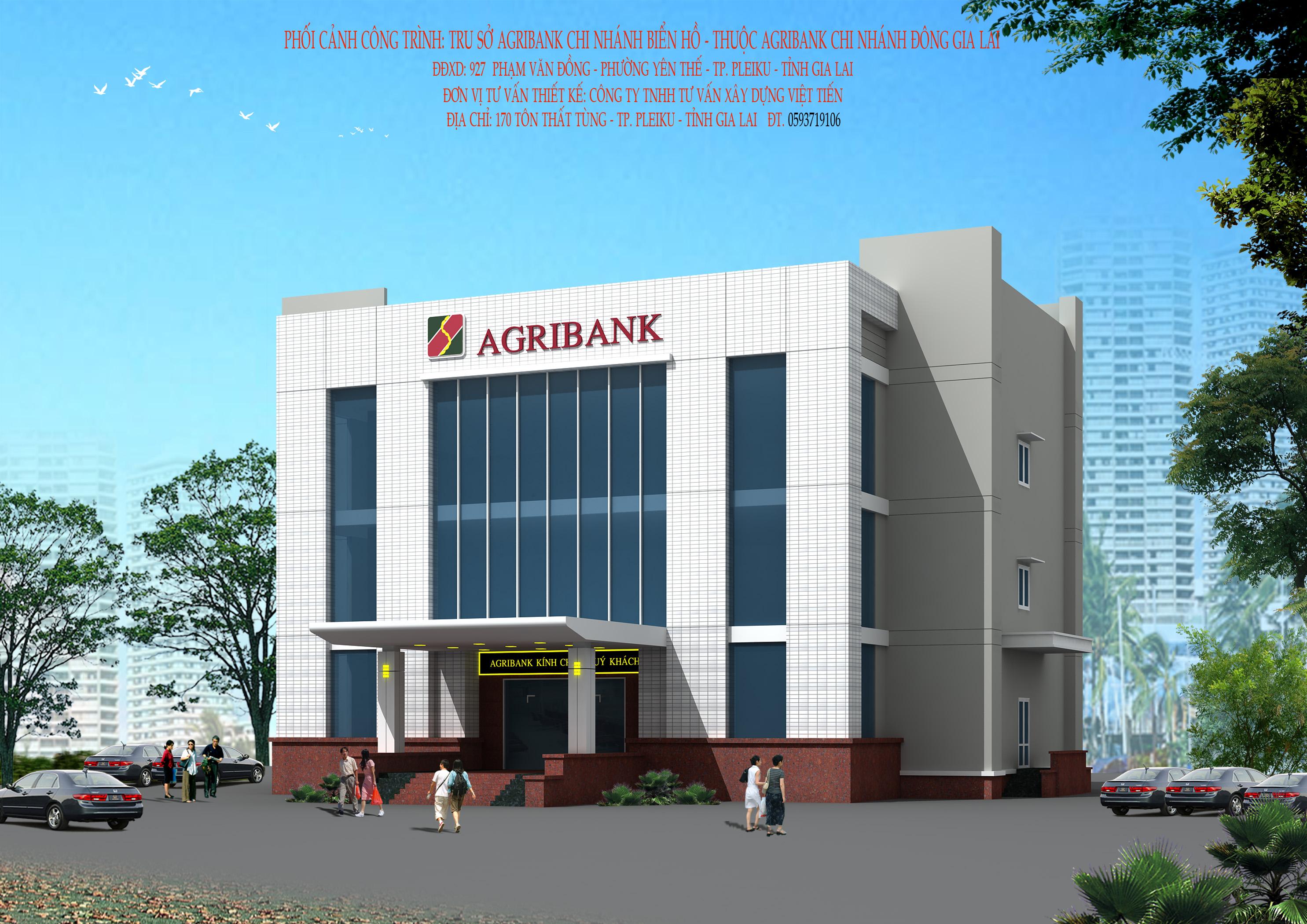 Ngân Hàng Agribank Chi nhánh Biển Hồ, Thành phố Pleiku, Gia Lai